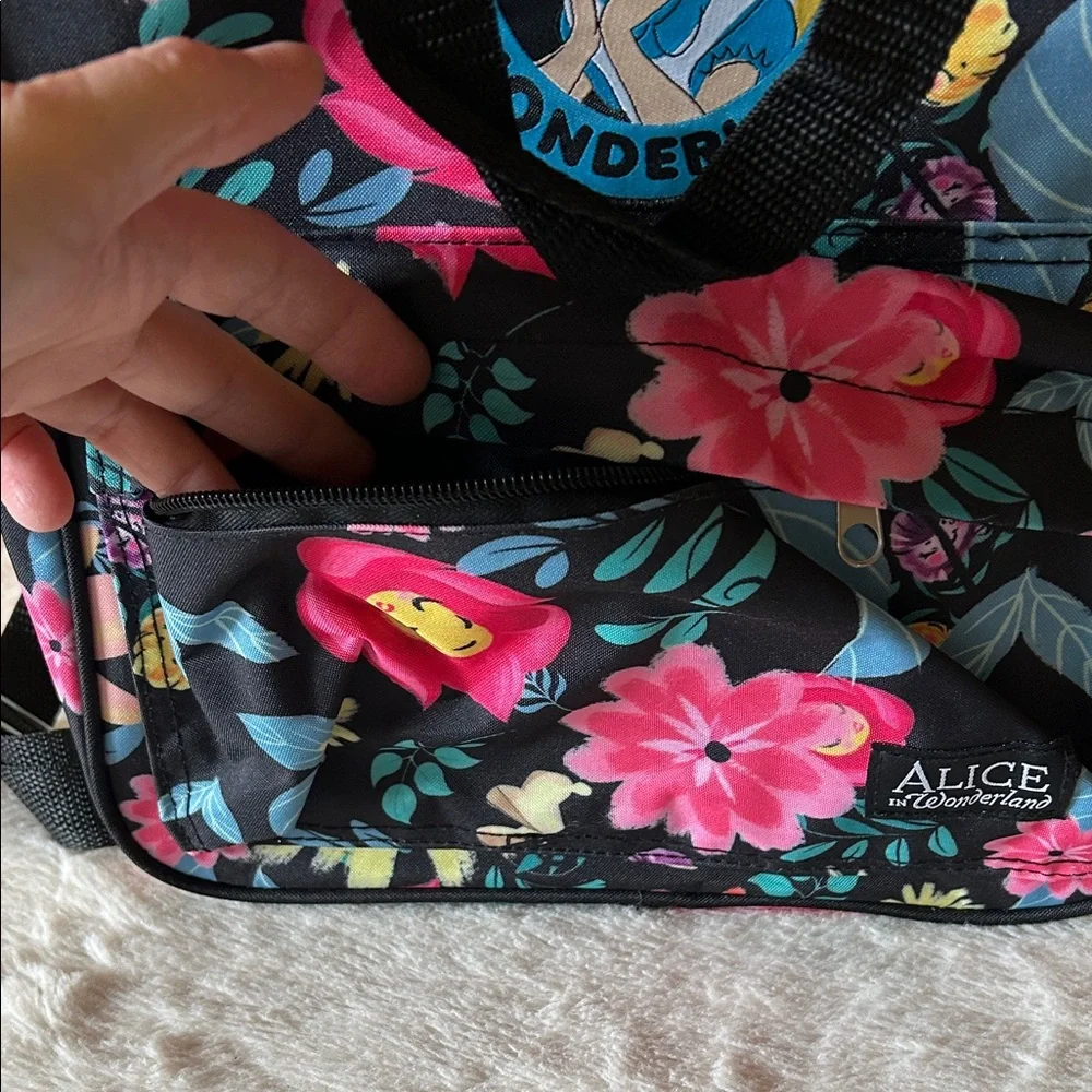 Alice in Wonderland Floral Backpack - Picture 4 of 8